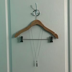 Express Long Silver Necklace